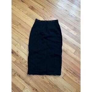 KGR Vintage Wool Retro Pinup Rockabilly 50’s Slit High-Waist tailored skirt 10
